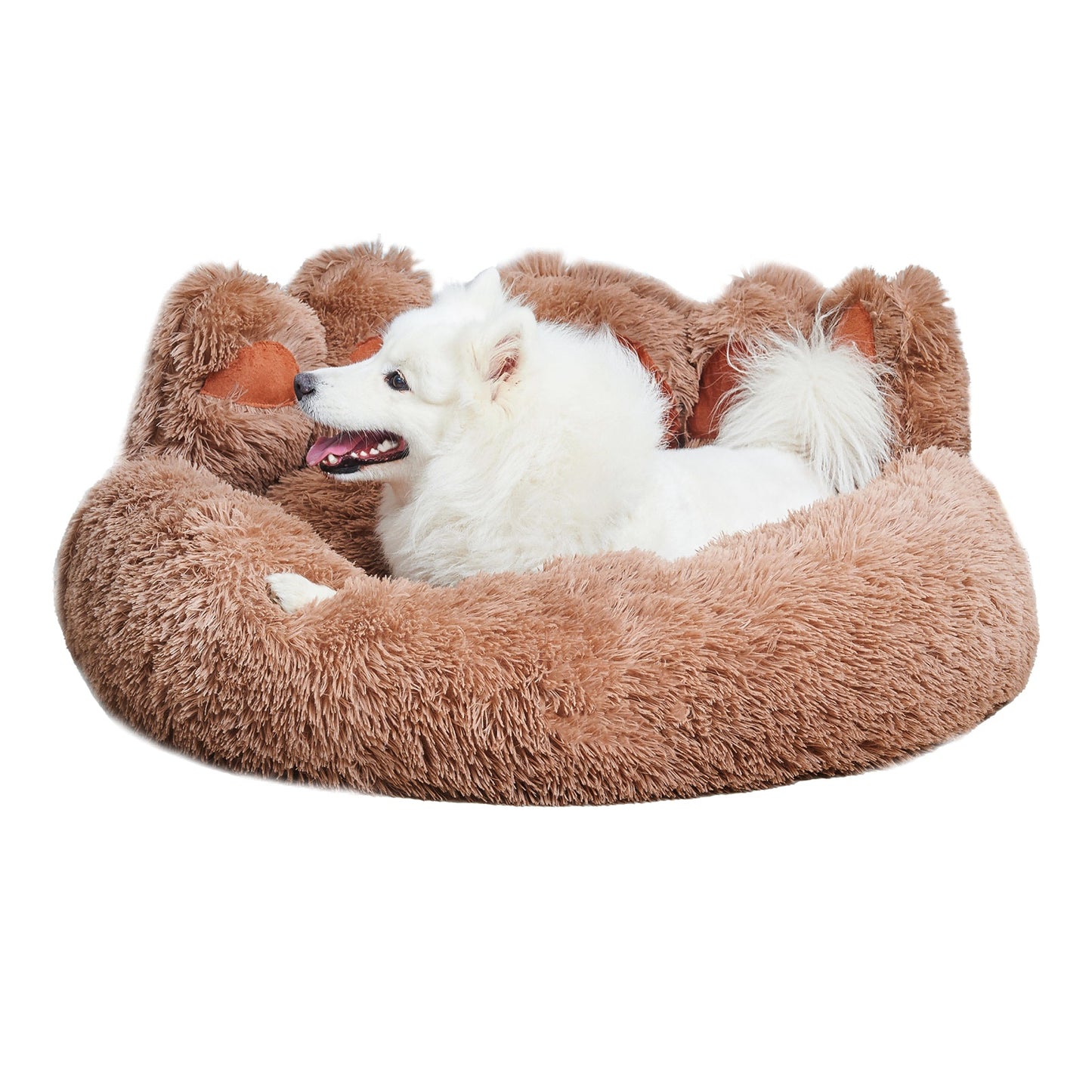 Paw-Shaped Pet Bed For Small And Medium Furry Friends