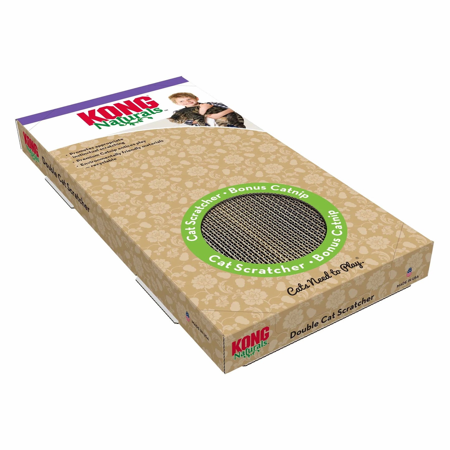 KONG Naturals Scratcher Double Cat Toy