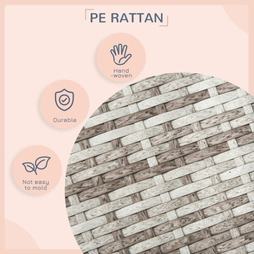 Rattan Pet House With Canopy