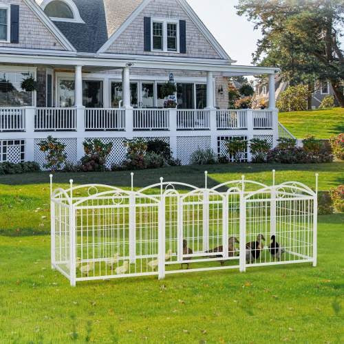 Dog Playpen Indoor-Outdoor 24-Inch