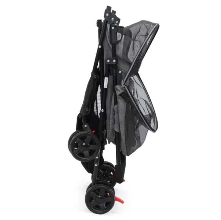 Foldable Pet Stroller for Small Dogs and Cats