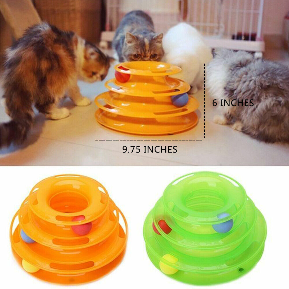 Cat Crazy Ball Disk Interactive Toy