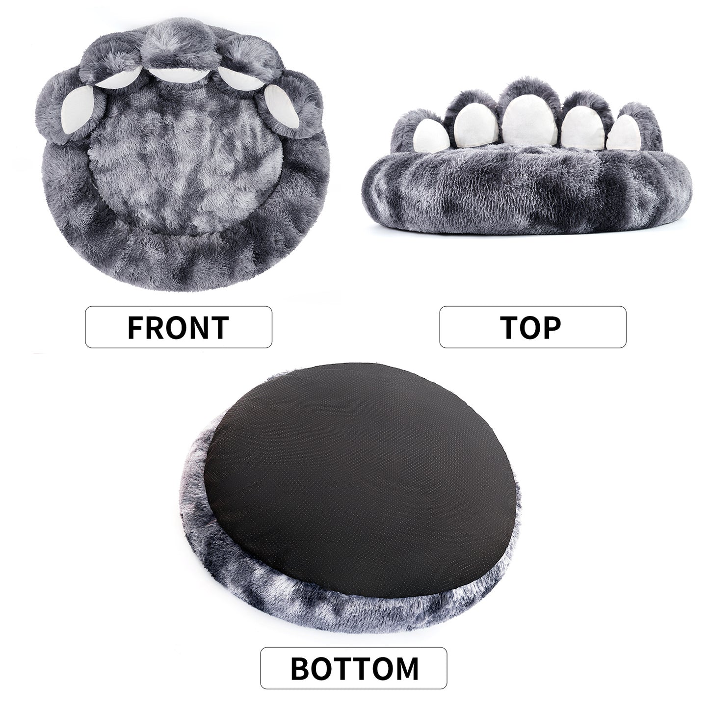 Paw-Shaped Pet Bed For Small And Medium Furry Friends