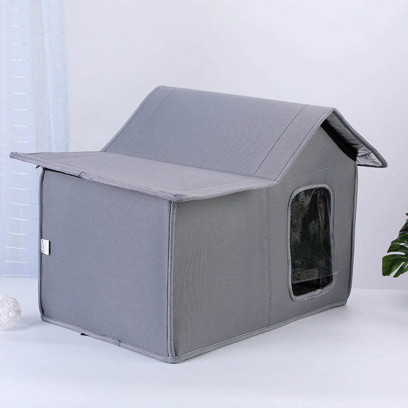 Rainproof And Windproof Portable Outdoor Cat Hutch