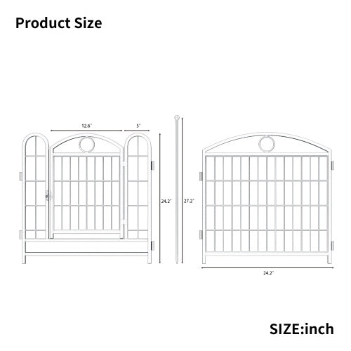 Dog Playpen Indoor-Outdoor 24-Inch