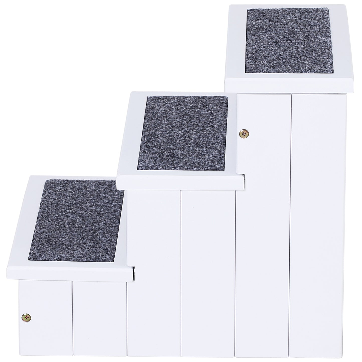 3 Step Carpeted Non Slip Pet Stairs