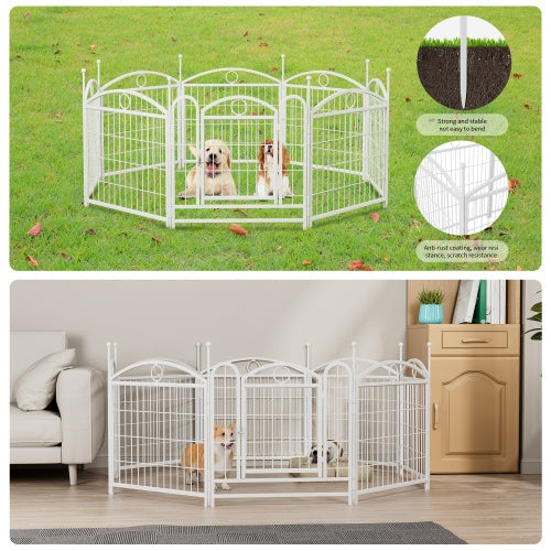 Dog Playpen Indoor-Outdoor 24-Inch