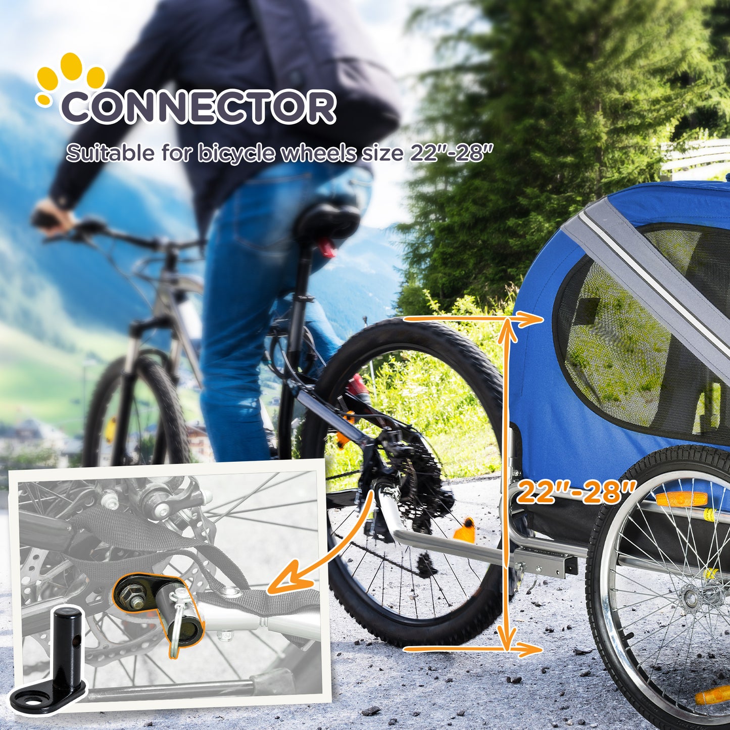 Bicycle Trailer Pet Cart