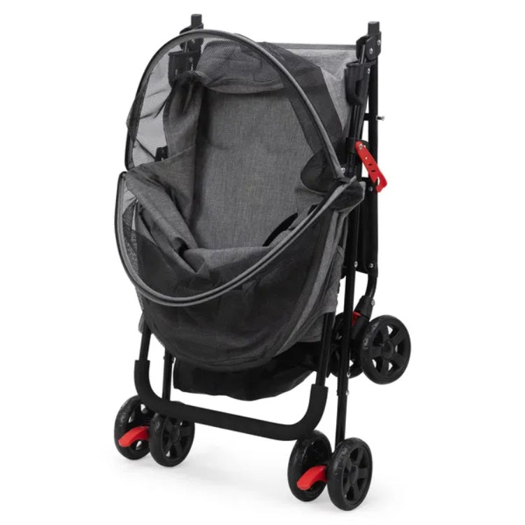 Foldable Pet Stroller for Small Dogs and Cats