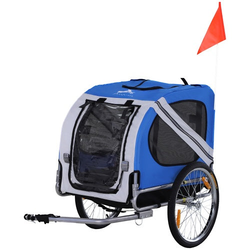 Dog Bike Trailer Pet Cart Bicycle Wagon By Aosom