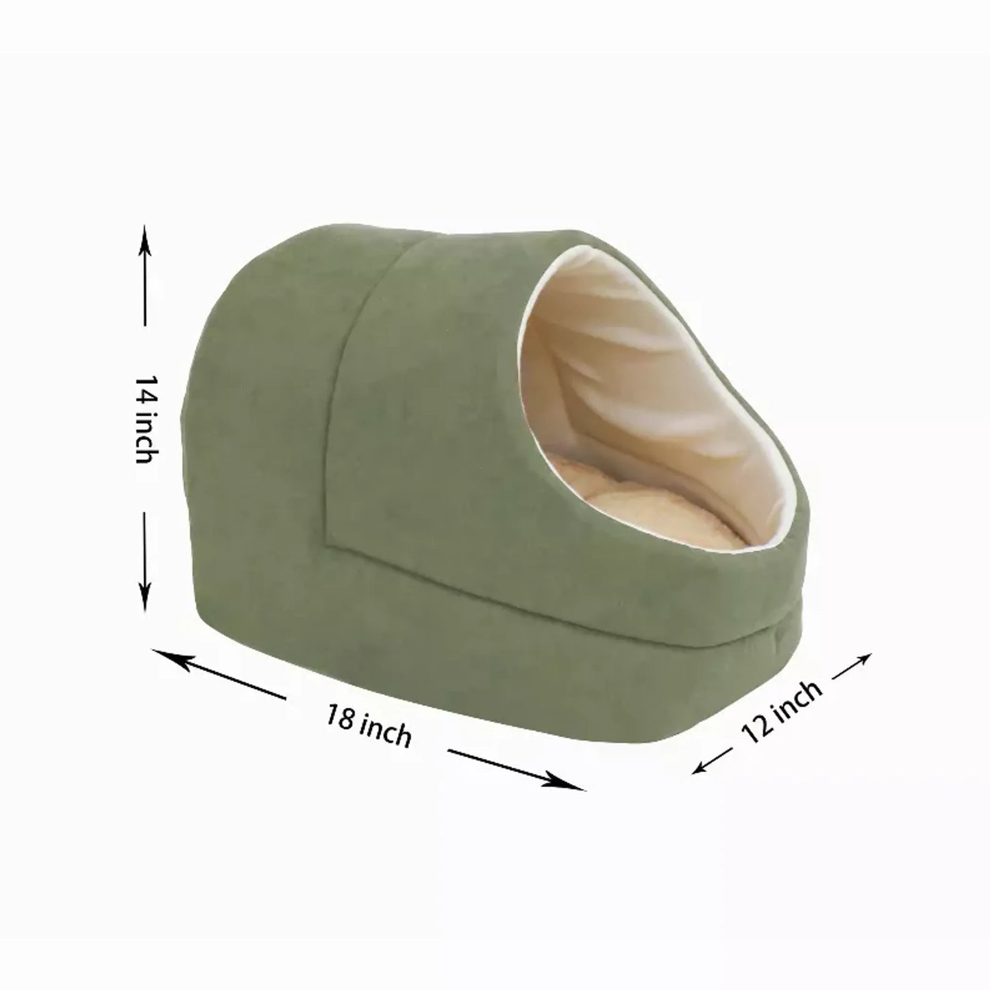 GOOPAWS Warming Burrow Cuddle Cave