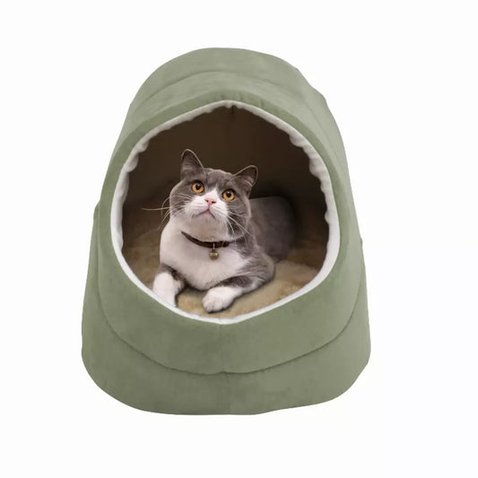GOOPAWS Warming Burrow Cuddle Cave