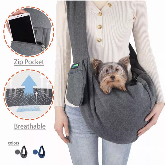 Hands-Free Pet Sling for Small Dog or Cat By JESPET