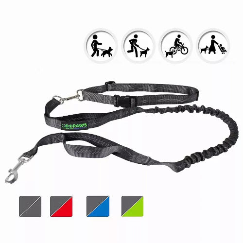 JESPET Hands Free Dog Leash for Running, Walking, Hiking Jogging for Medium & Large Dogs up to 150lbs