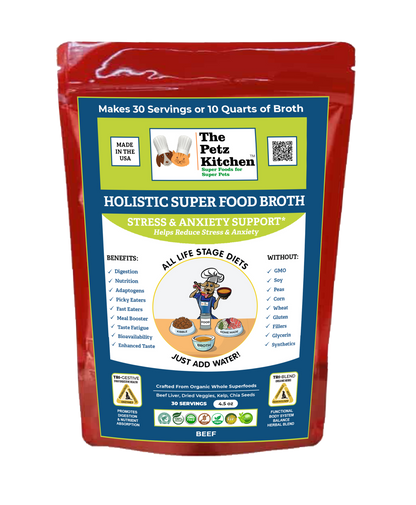 Super Food Broth Stress & Anxiety Support For Dogs & Cats