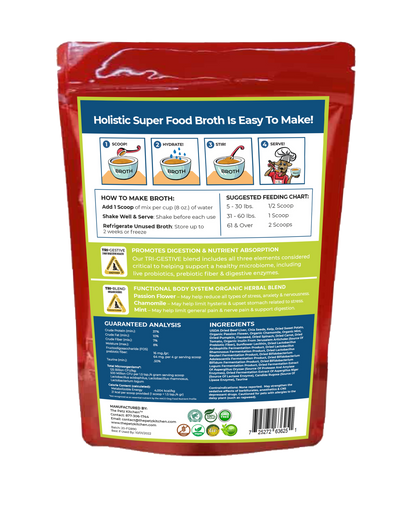 Super Food Broth Stress & Anxiety Support For Dogs & Cats