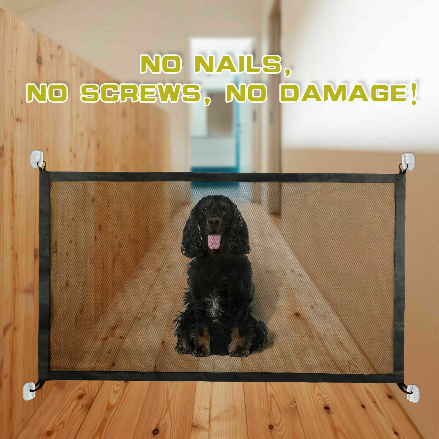 Dog Safety Mesh Gate