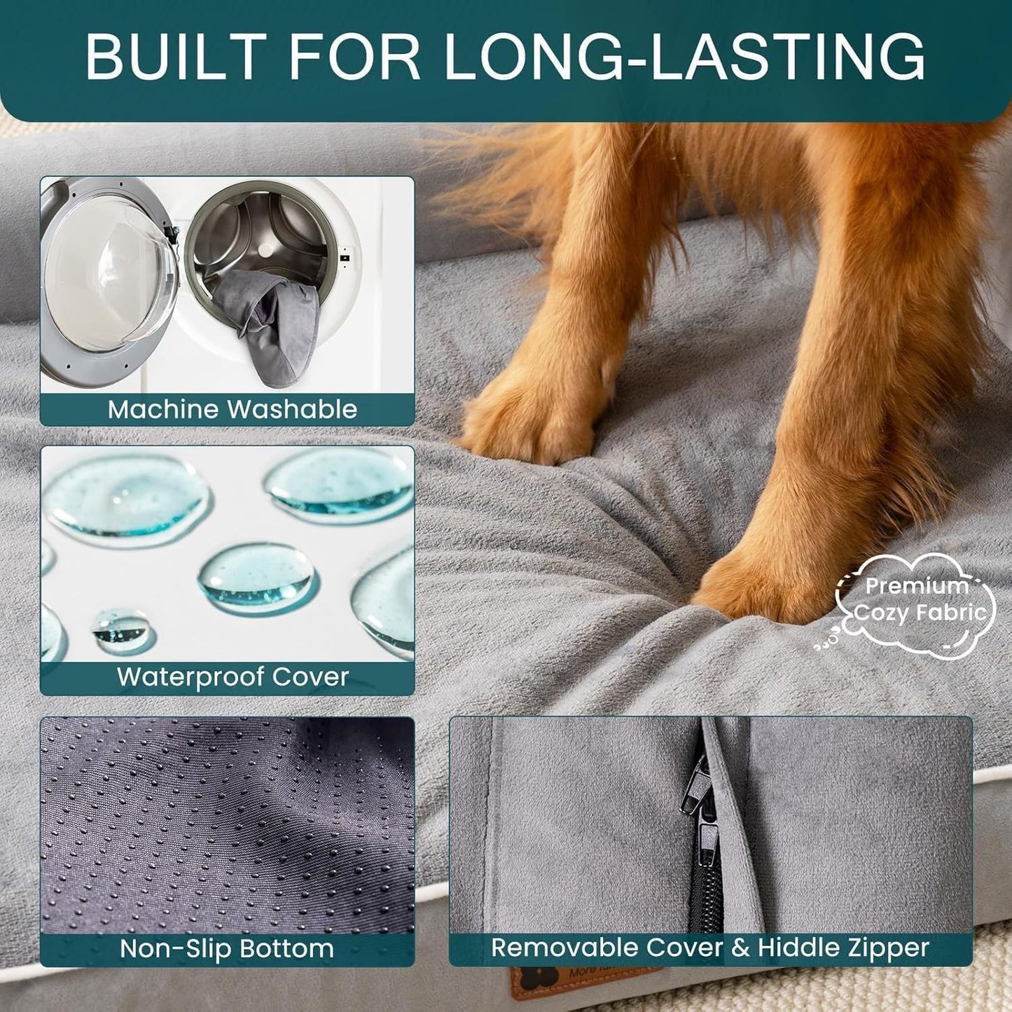 Orthopedic Dog Bed For Medium Pets by Mewoofun
