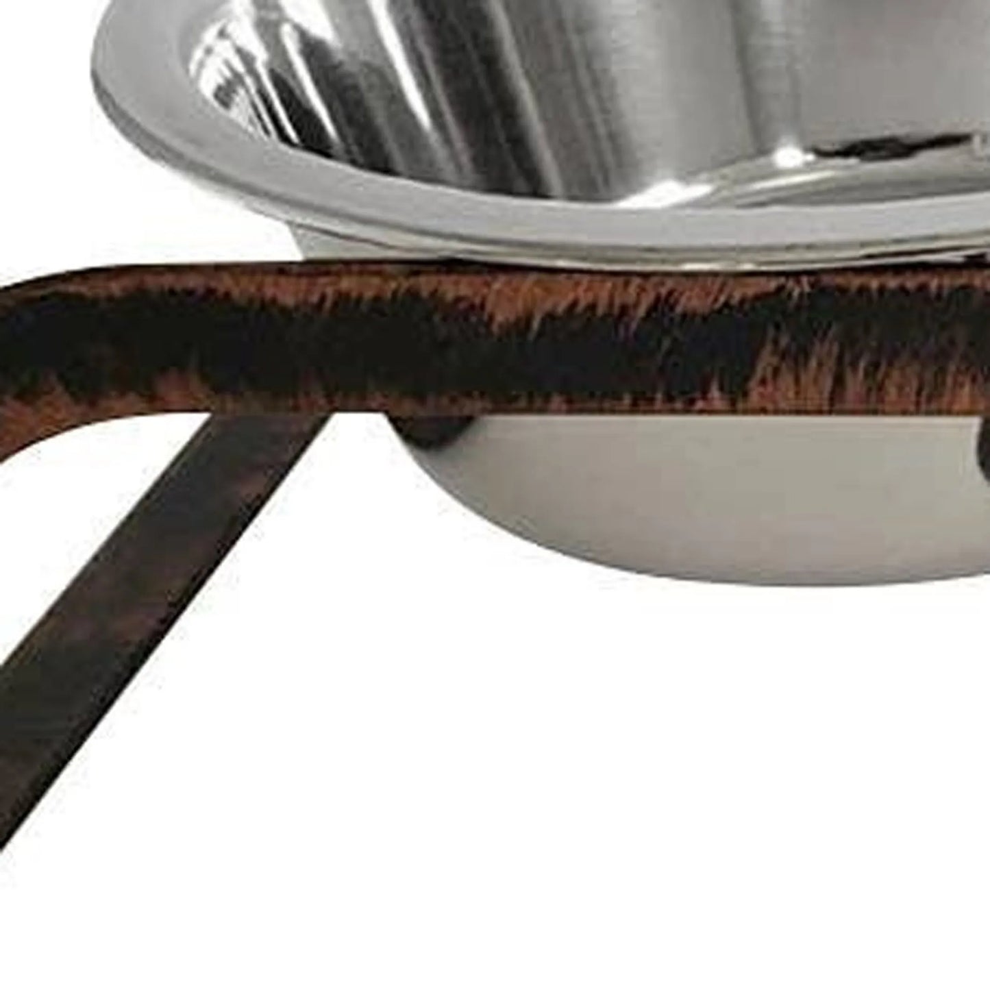 Rustic, Elevated Two Bowl Dog Feeding Station