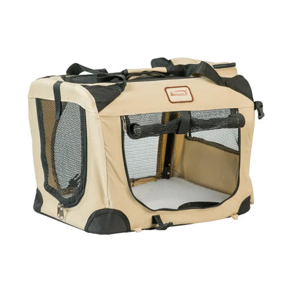 Armarkat Folding Soft Dog Crate Pet Travel Carrier