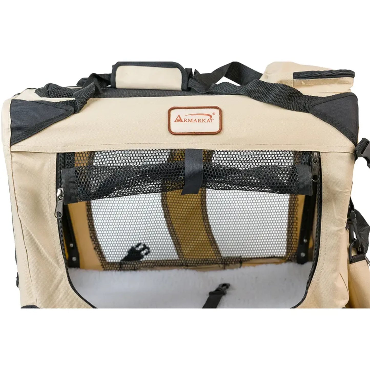 Armarkat Folding Soft Dog Crate Pet Travel Carrier