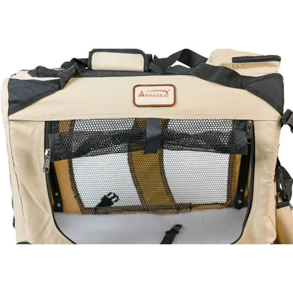 Armarkat Folding Soft Dog Crate Pet Travel Carrier