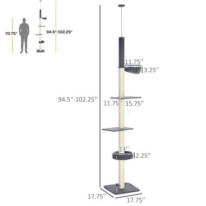 Floor To Ceiling Cat Tree