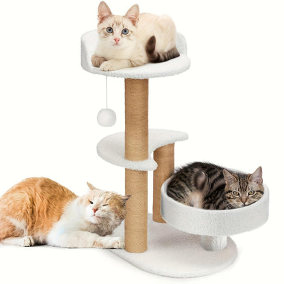 Multi Core Cat Tree Multi-layer Cat Tree With Scratching Post – Pawesomeproducts.com