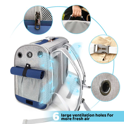 Foldable Soft Pet Carrier For Dogs And Cats