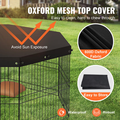 VEVOR Dog Playpen - Indoor/Outdoor