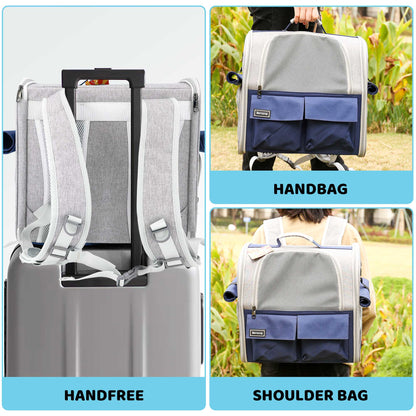 Foldable Soft Pet Carrier For Dogs And Cats