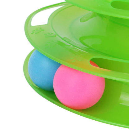 Cat Crazy Ball Disk Interactive Toy