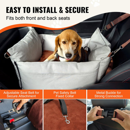 VEVOR Dog Booster Car Seat  - 25lbs Weight Capacity