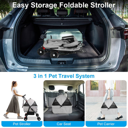 Foldable Pet Stroller