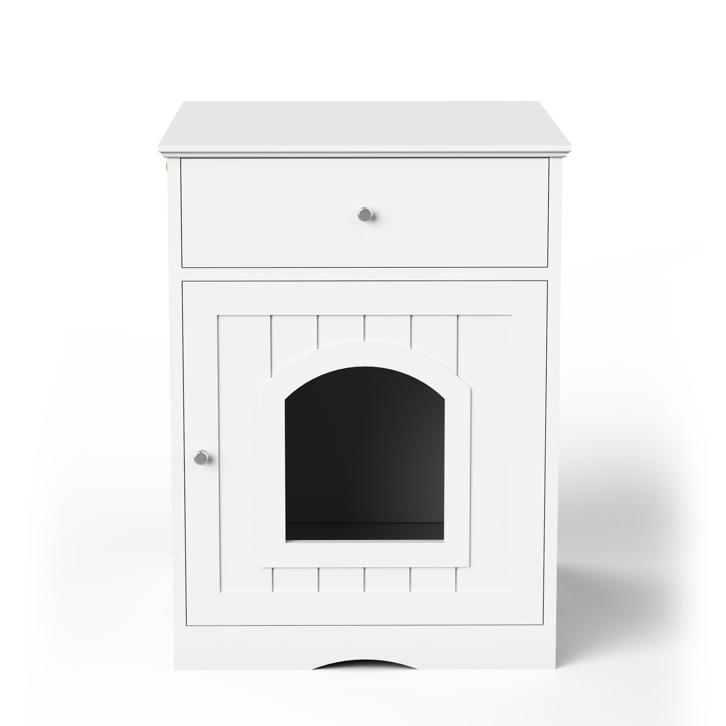 Wooden Pet Litter Box With Drawers