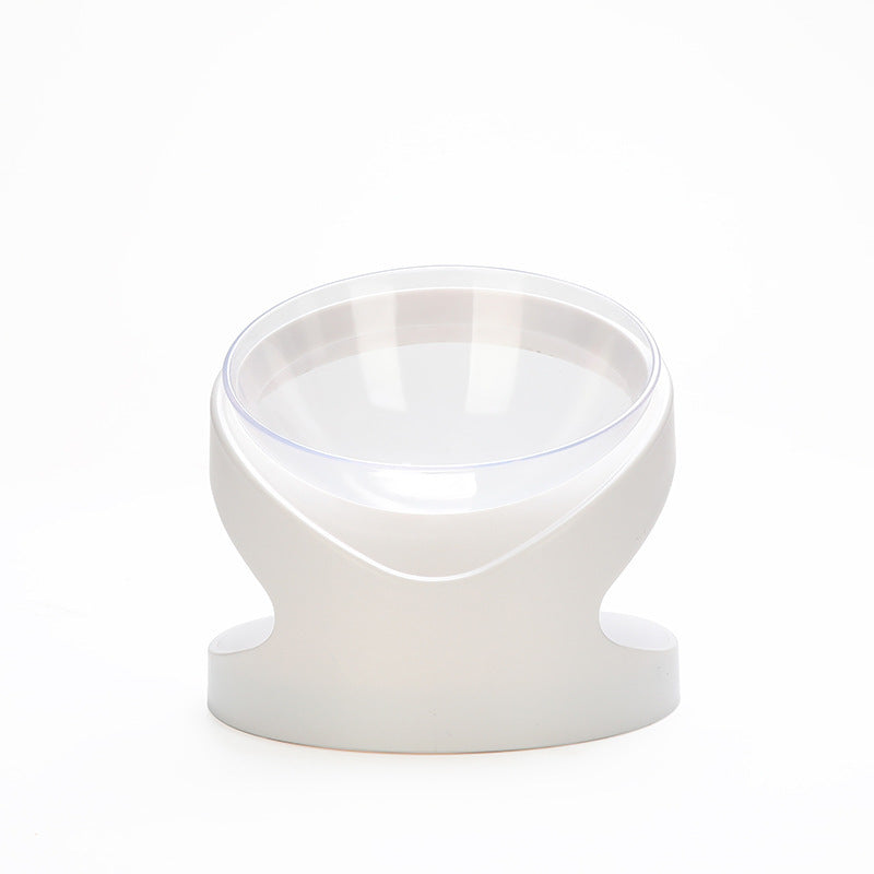 Pet Food Bowl With Diagonal Mouth