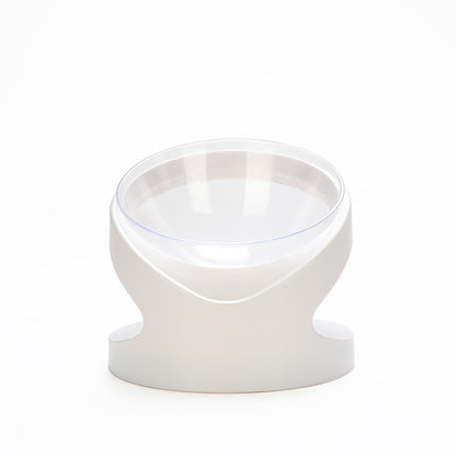 Pet Food Bowl With Diagonal Mouth