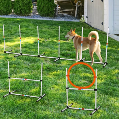 3PC Agility Equipment Set - Obstacle Course Training Exercises For Dogs