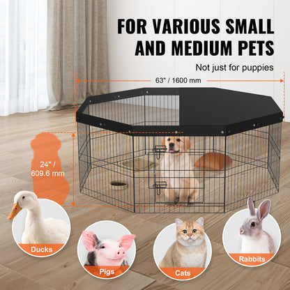 VEVOR Dog Playpen - Indoor/Outdoor