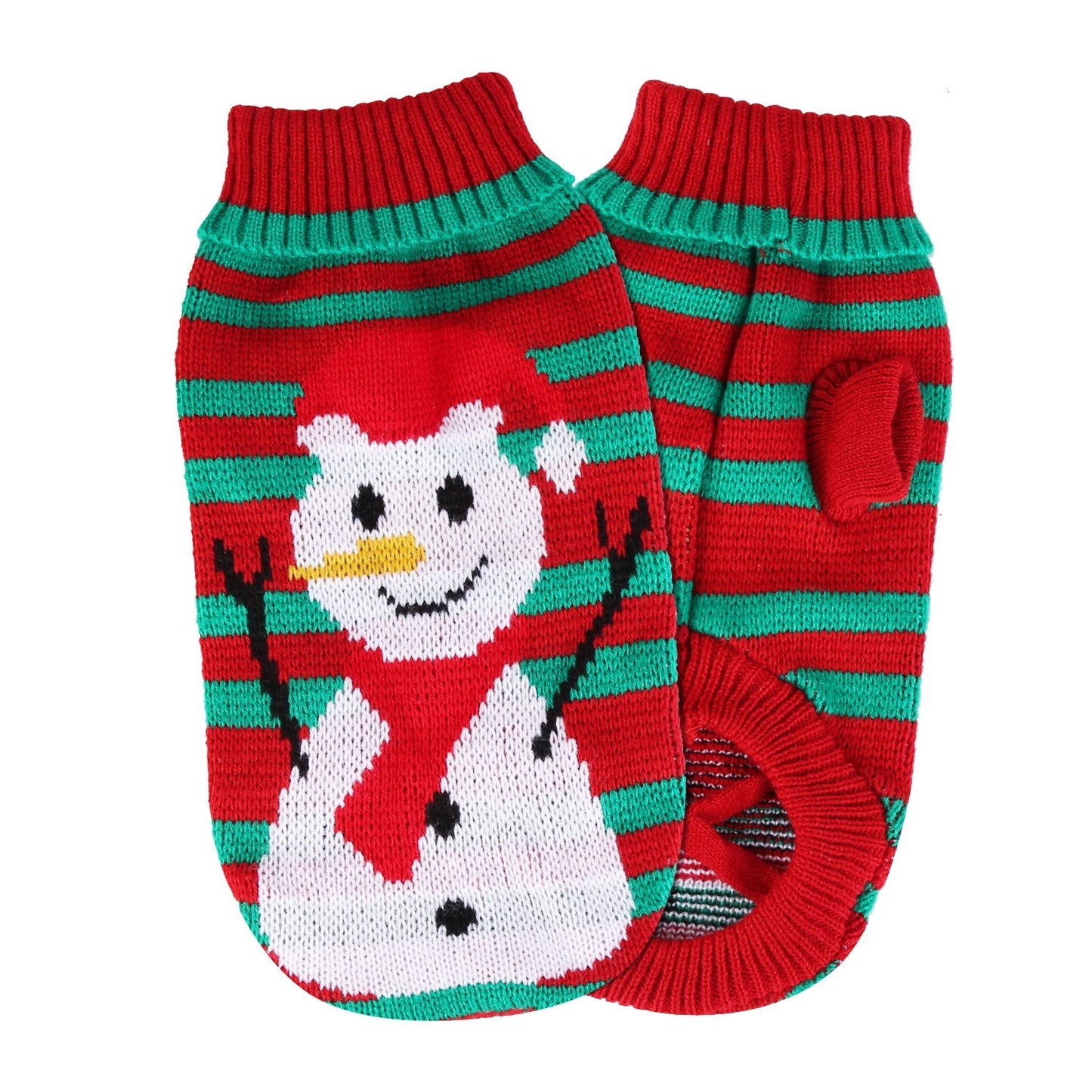 1Pc Pet Christmas Turtleneck Sweater for dogs and cats