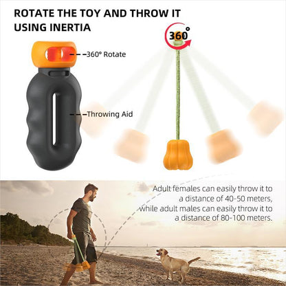 PROKEl Dog Rope Fetch Exercise Toy for Medium and Large Aggressive Chewers