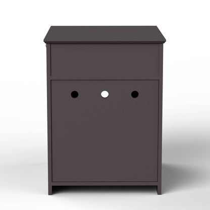Wooden Cat Litter Box Side Table