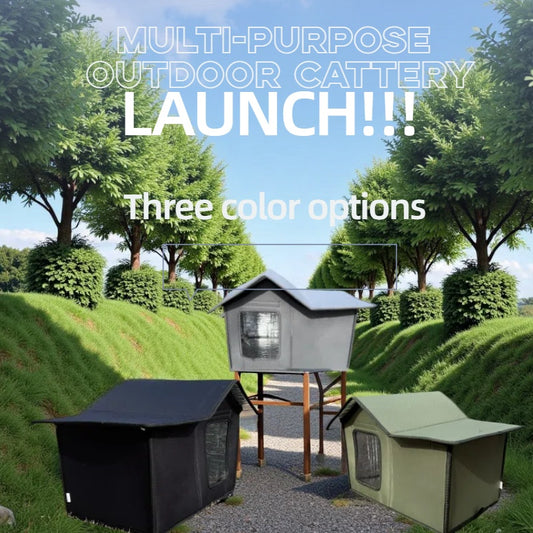 Rainproof And Windproof Portable Outdoor Cat Hutch
