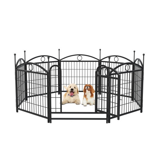 Black Playpen - 8-24" Panels - Indoor/Outdoor