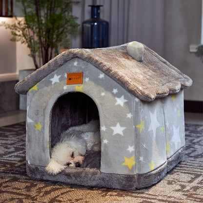 Foldable Pet Bed Kennel House