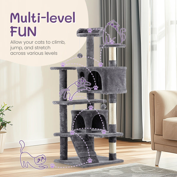 The Ultimate Cat Condo - 53" high