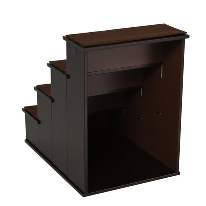 Pet Stairs For Bed or Couch - Dark Brown