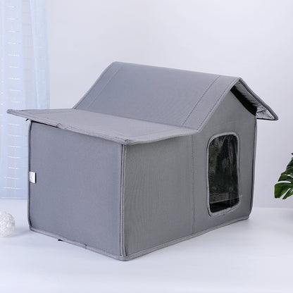 Rainproof And Windproof Portable Outdoor Cat Hutch