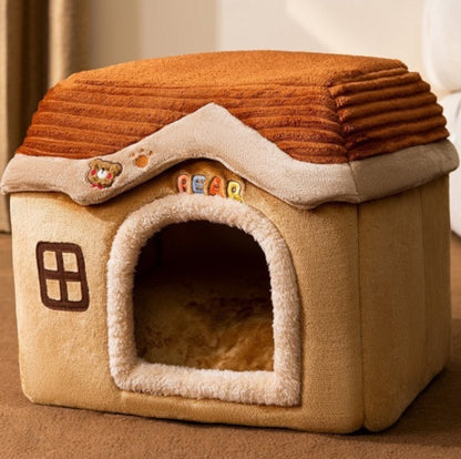 Foldable Pet Bed Kennel House