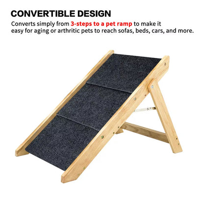 Foldable 3 - Level Dog Stairs & Ramp